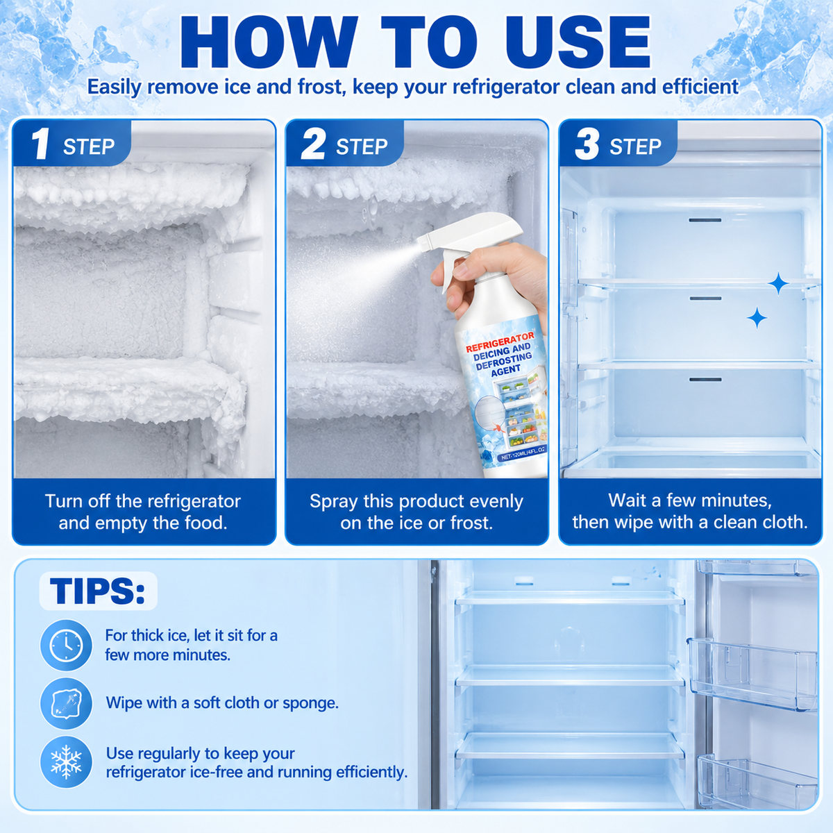 More Than a De-Icer. A Complete Fridge Reset.