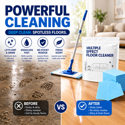 Concentrated Floor Cleaning Sheets for a Cleaner, Fresher Home