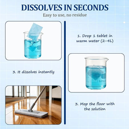 Concentrated Floor Cleaning Sheets for a Cleaner, Fresher Home
